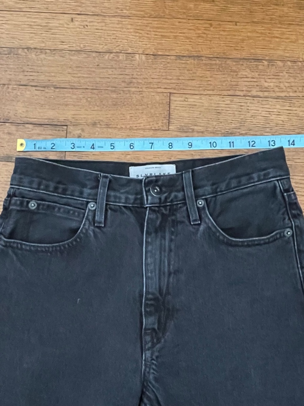 SLVRLAKE Rider Straight Jeans Long Gone Wash - Picture 5 of 12